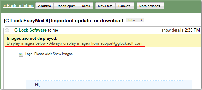Is Gmail Spoiling Your Email Tracking Statistics? show images in gmail